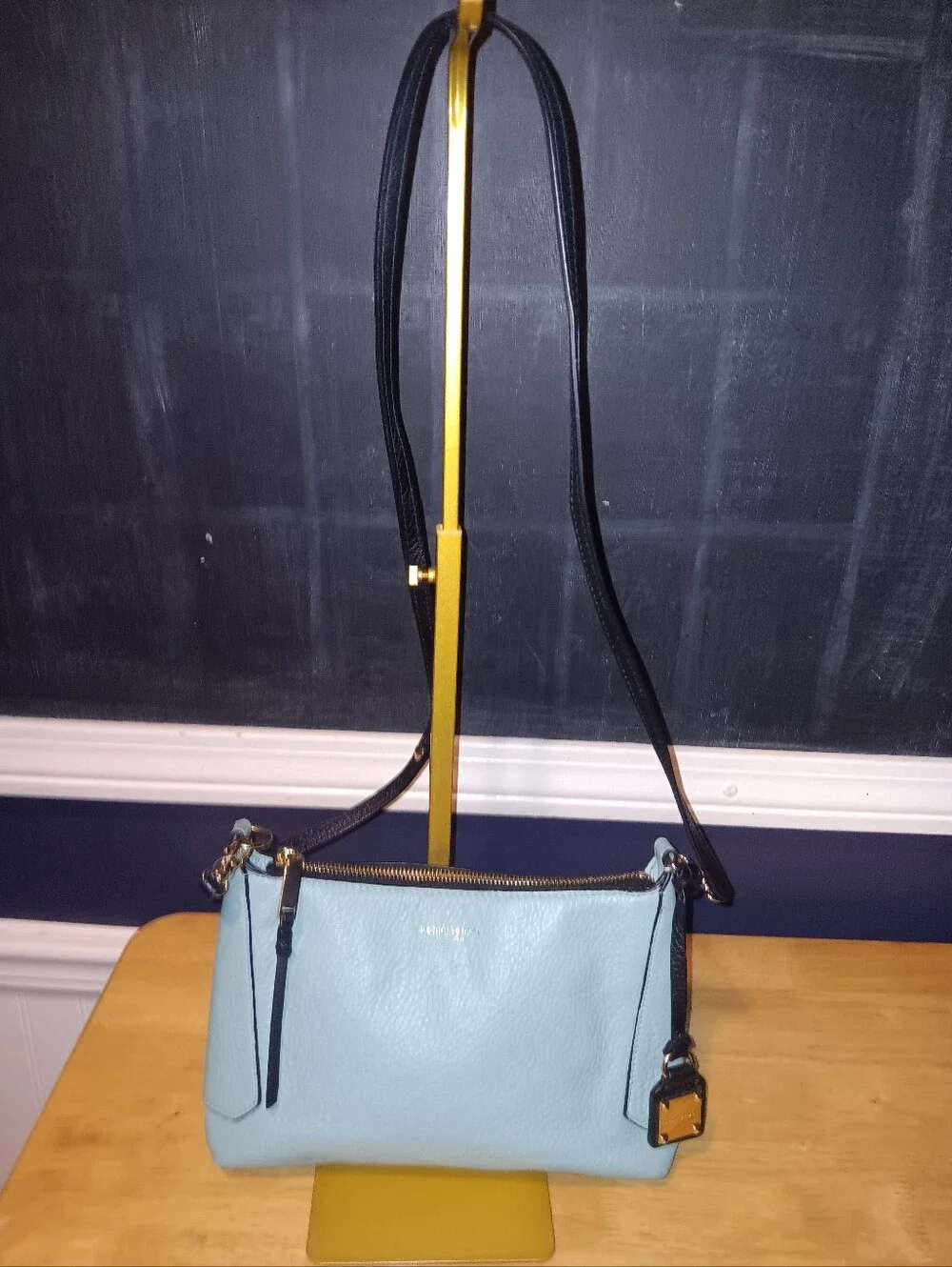 Henri Bendel Rare Color Leather Crossbody Bag With Charm